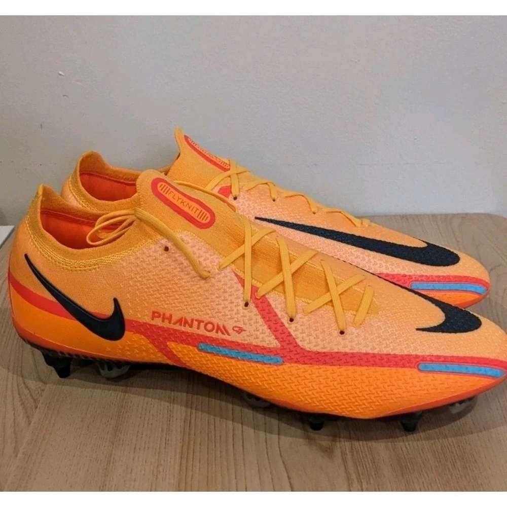 Nike Phantom GT2 Elite DF SG-Pro AC Laser Orange Cleats Men's‎ 13 DJ8042-809